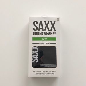 SAXX Underwear Co Men’s Ultra Boxer Fly Black XXL